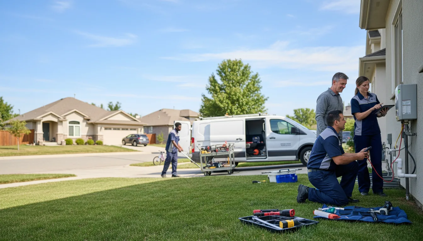 Tankless water heater service in Manter, KS